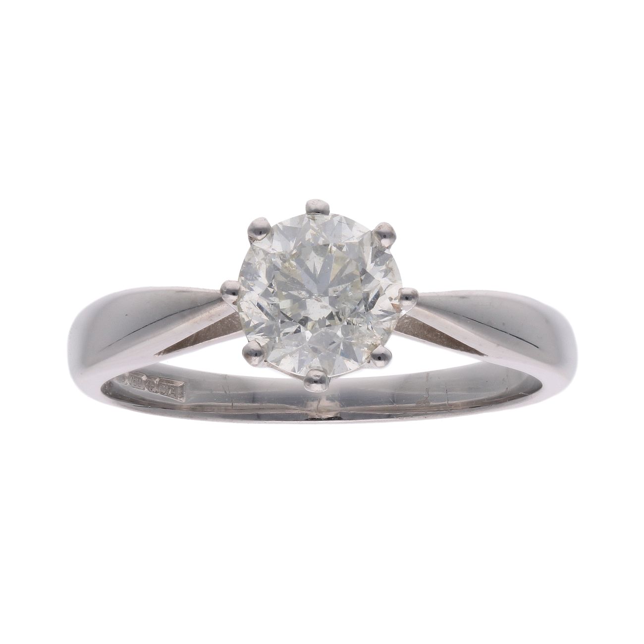 18ct White Gold 1.00ct Diamond Solitaire Ring