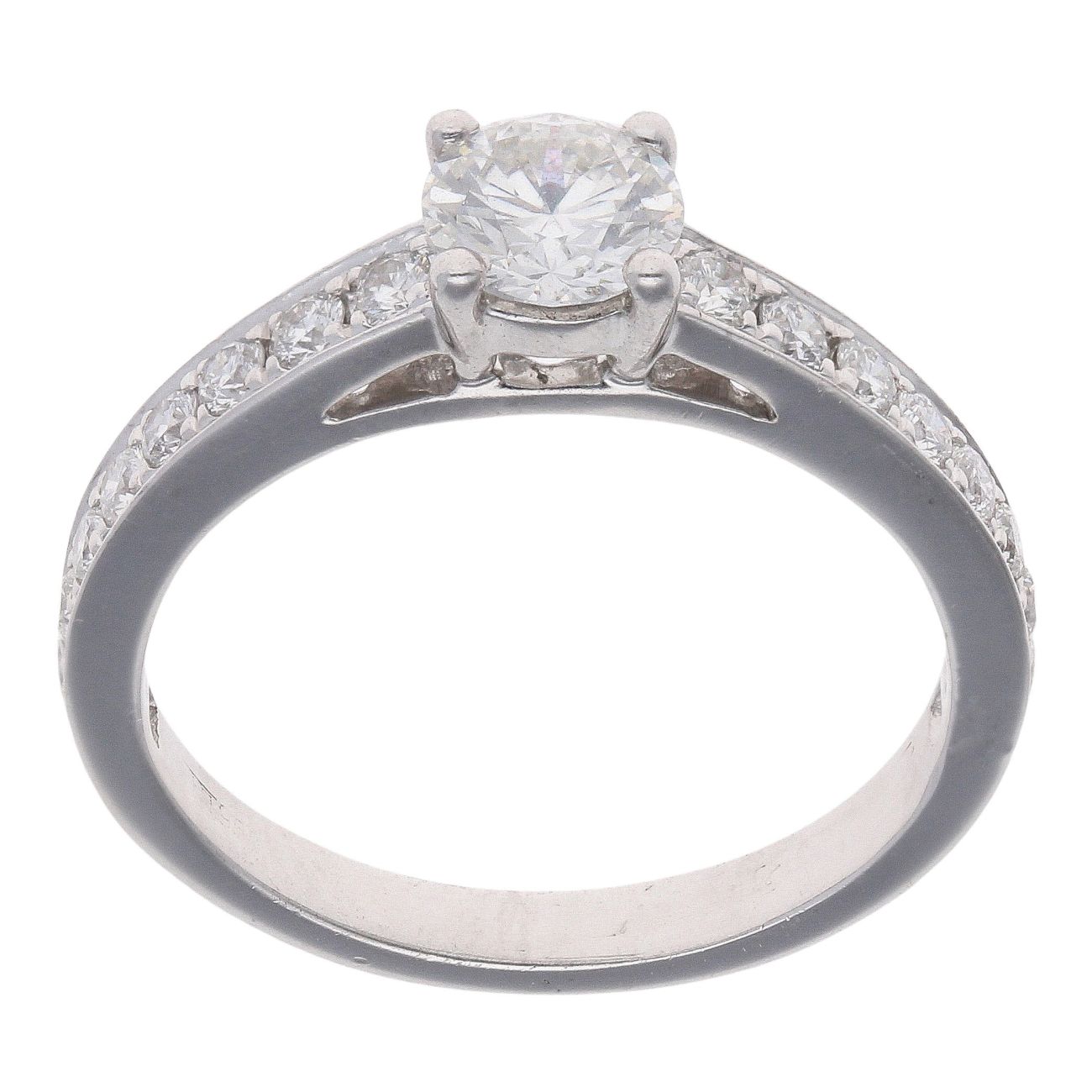 Platinum 1.00ct Solitaire Diamond Ring