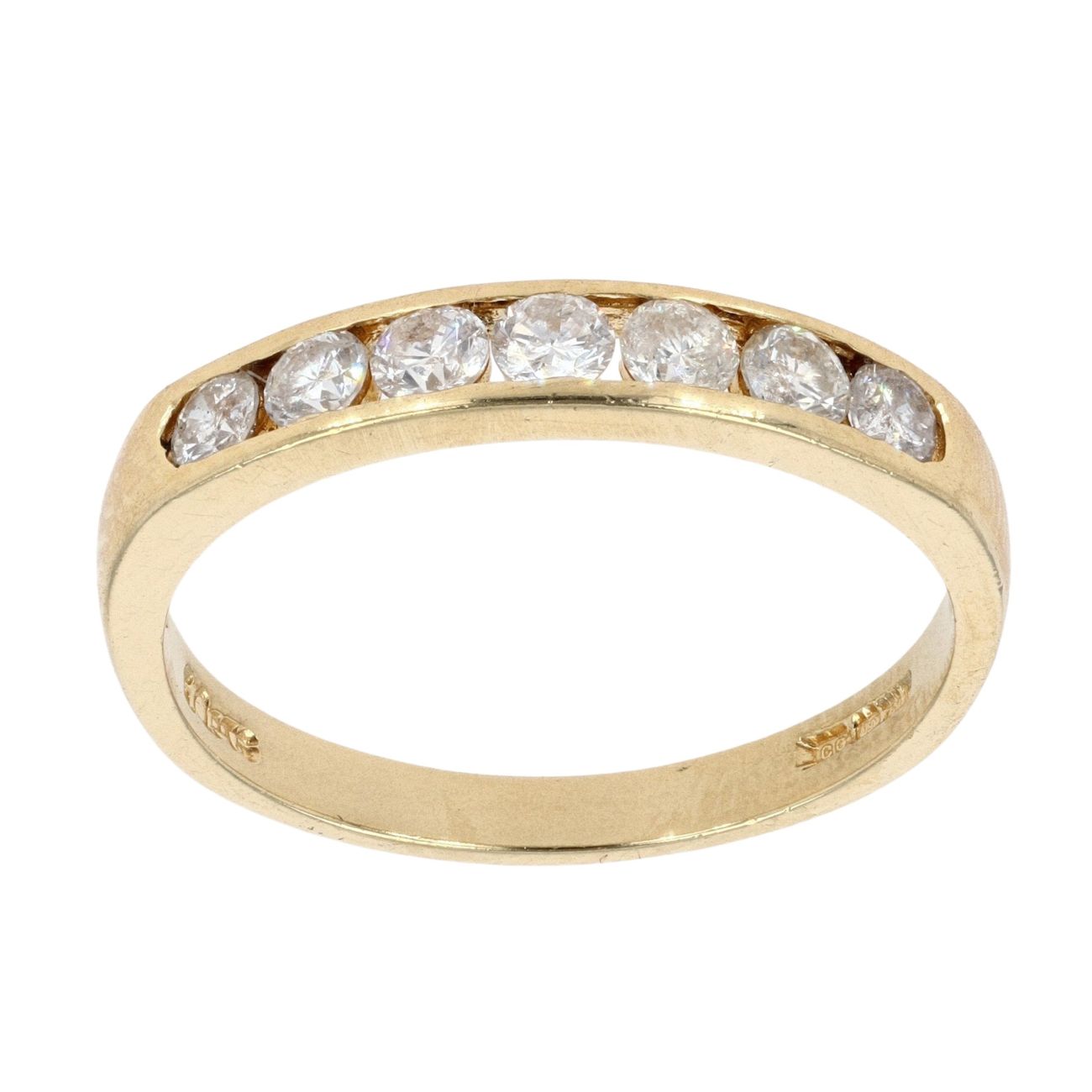 18ct Yellow Gold 0.50ct Diamond Eternity Ring