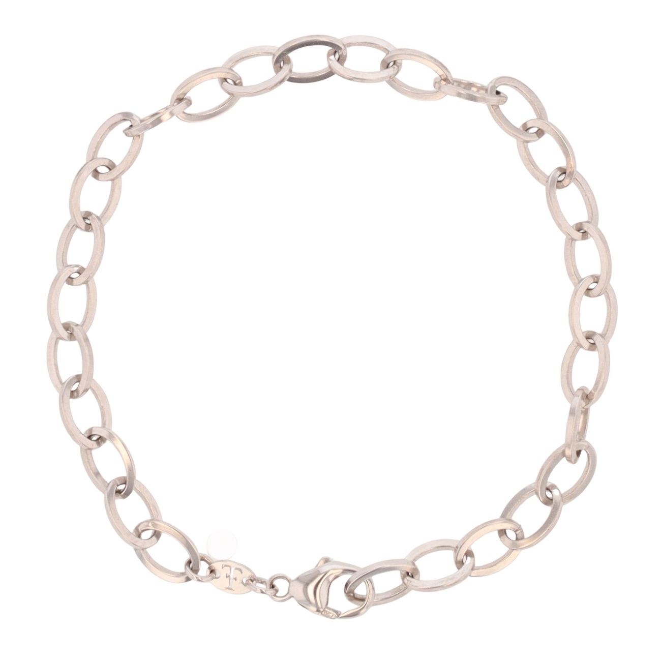 18ct White Gold Theo Fennell Belcher Bracelet 7"