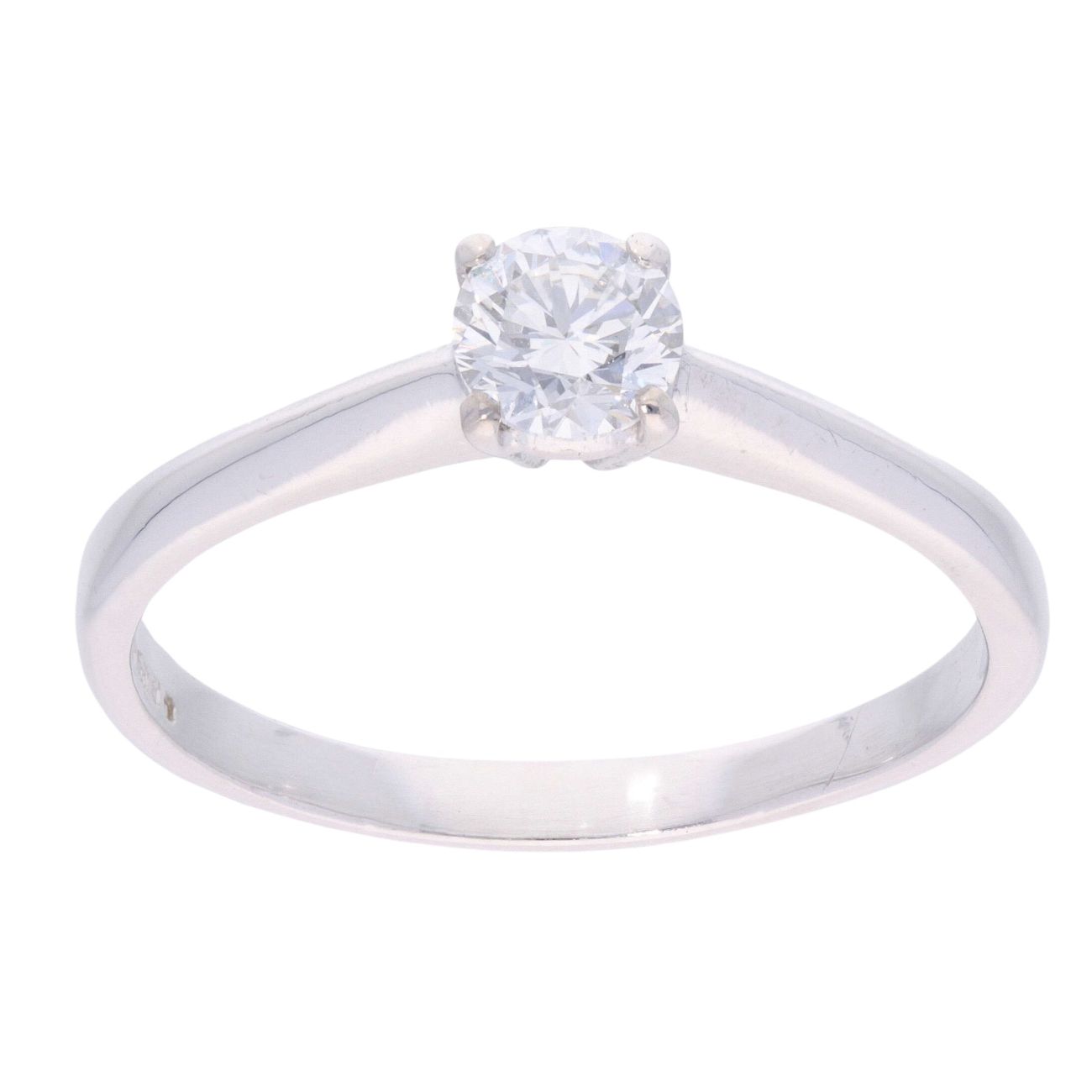 Platinum 0.35ct Diamond Solitaire Ring