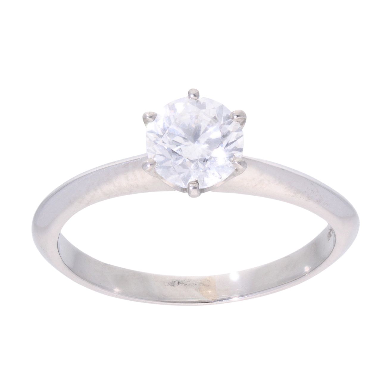 Platinum 0.70ct Diamond Solitaire Ring