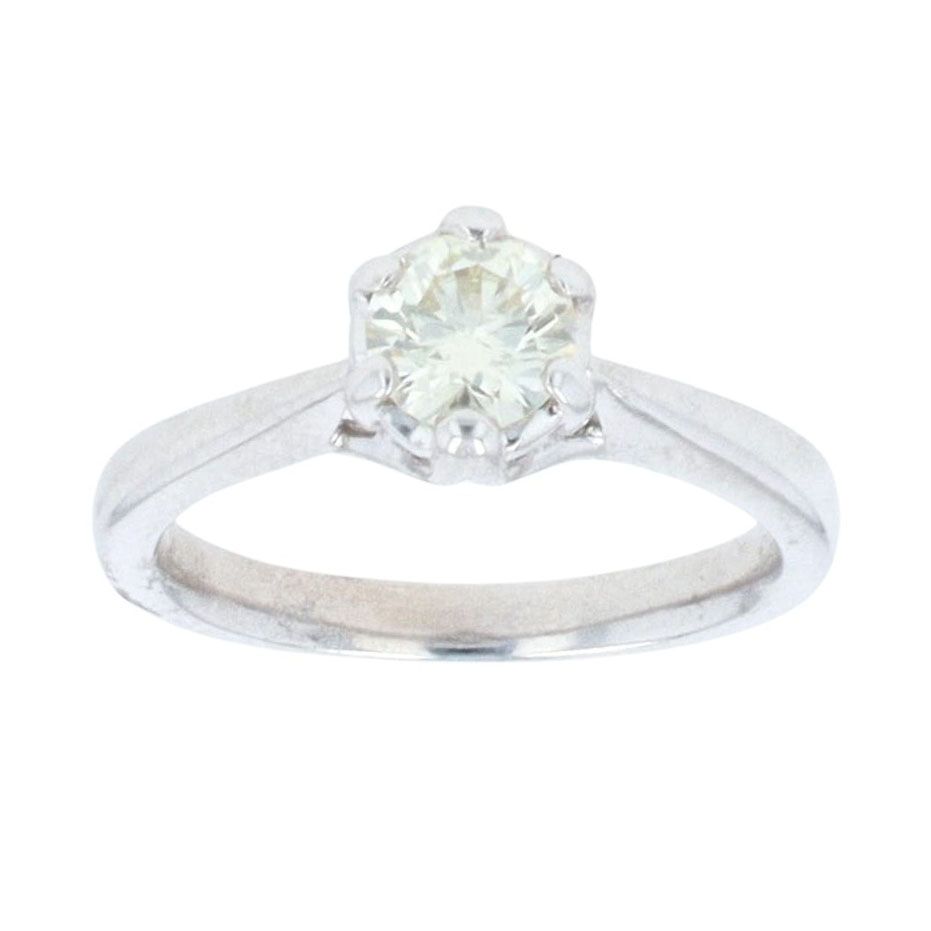 18ct White Gold 0.50ct Diamond Solitaire Ring