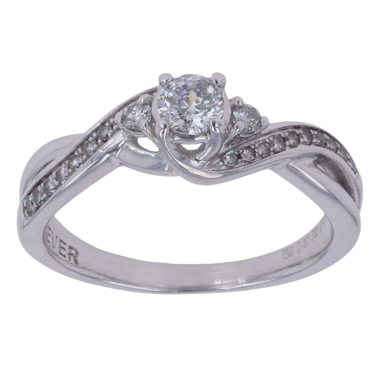 18ct White Gold 0.40ct Diamond Solitaire Ring
