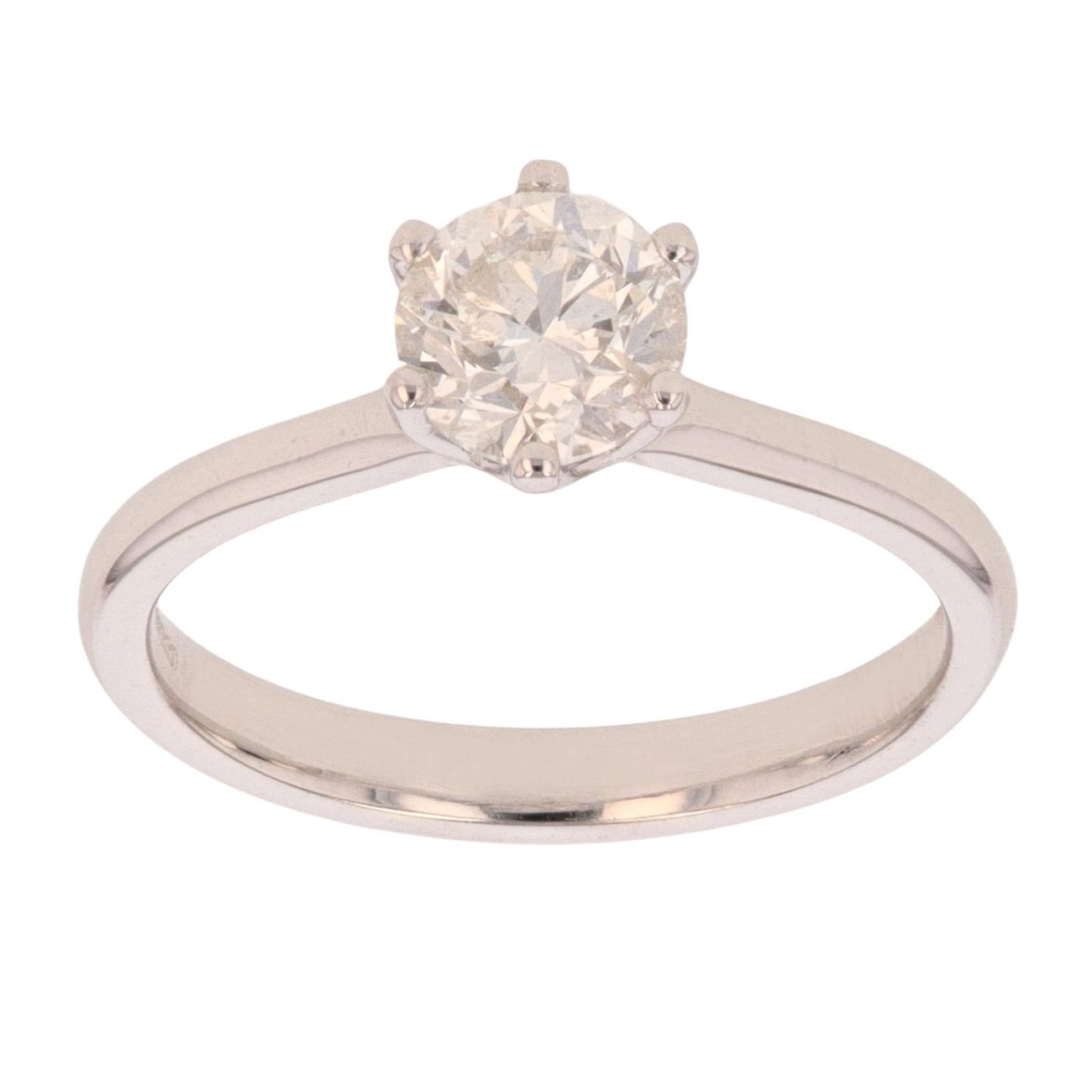 18ct White Gold 1.00ct Diamond Solitaire Ring