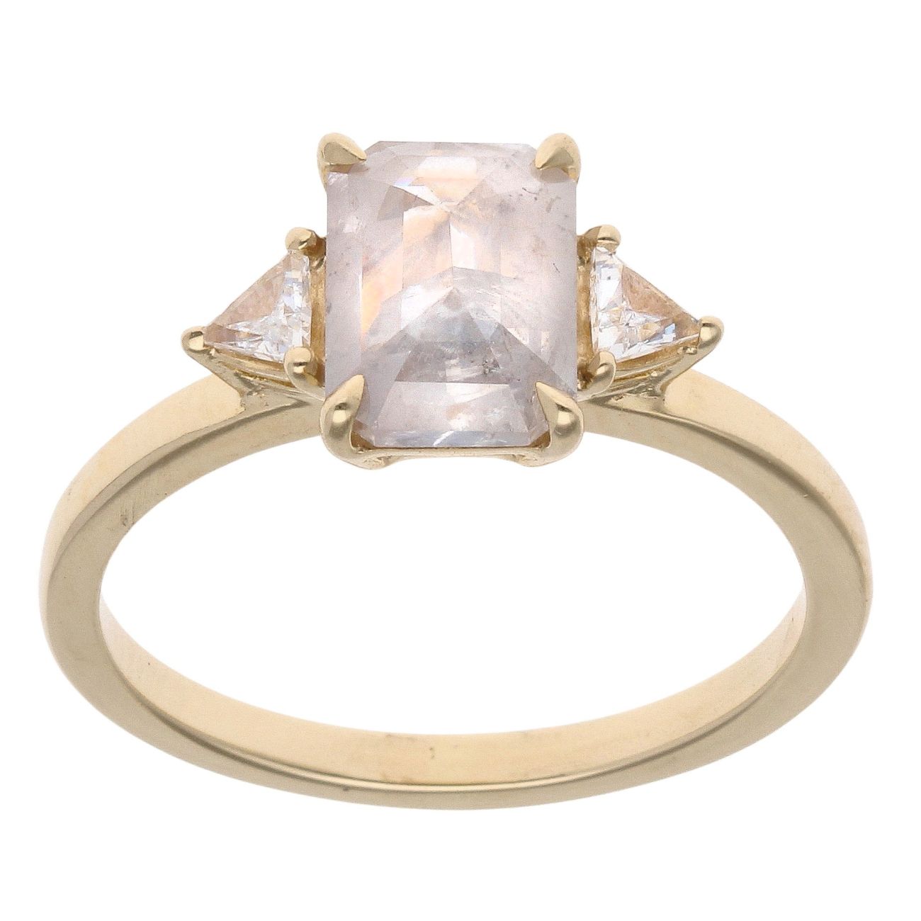18ct Yellow Gold Diamond Solitaire Ring
