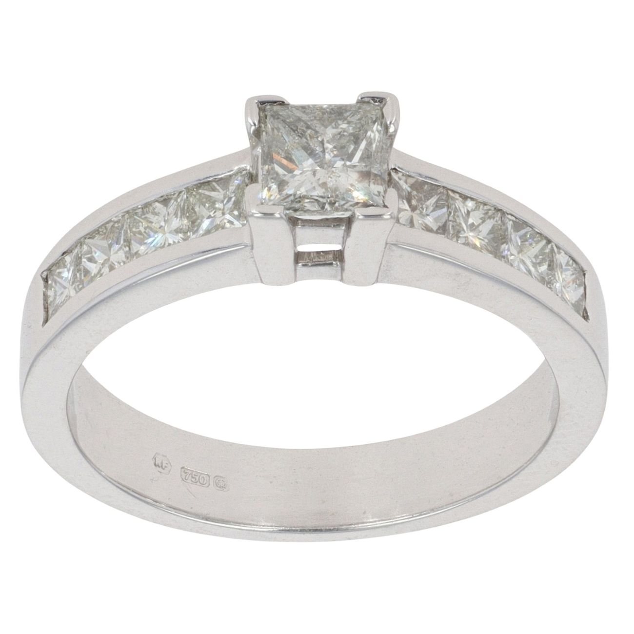 18ct White Gold 1.10ct Diamond Solitaire Ring