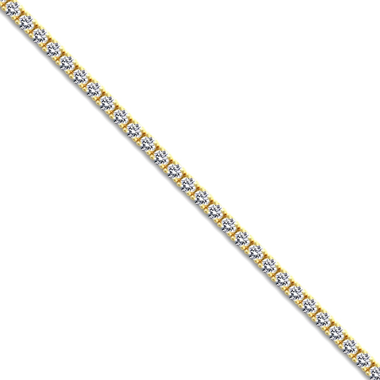 18ct Yellow Gold 3.00ct Diamond Bracelet