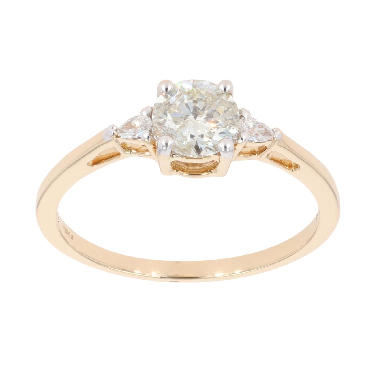 18ct Yellow Gold 1.00ct Diamond Solitaire Ring