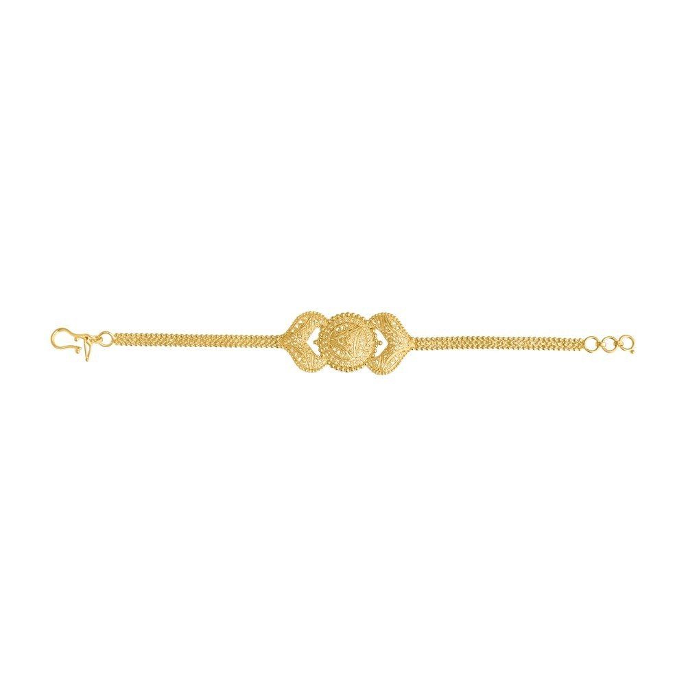 22ct Yellow Gold Jali Filigree Bracelet