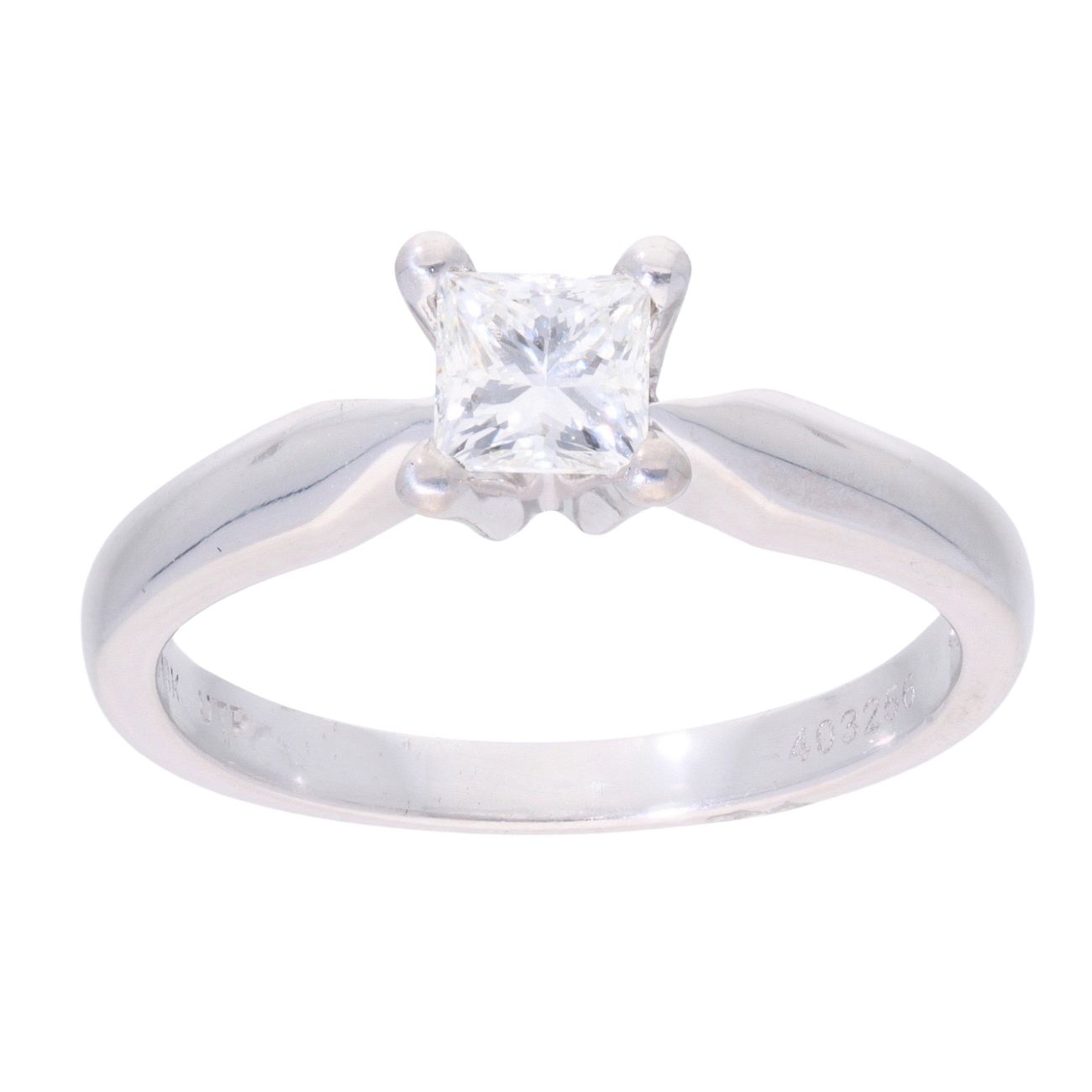 18ct White Gold 0.50ct Diamond Solitaire Ring