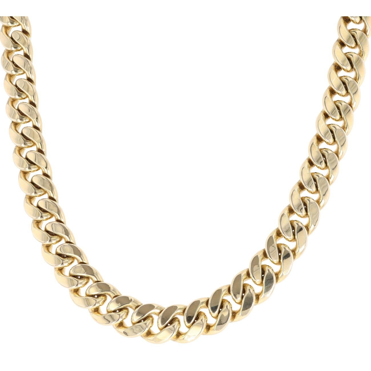 9ct Yellow Gold Heavyweight Curb Chain 26"