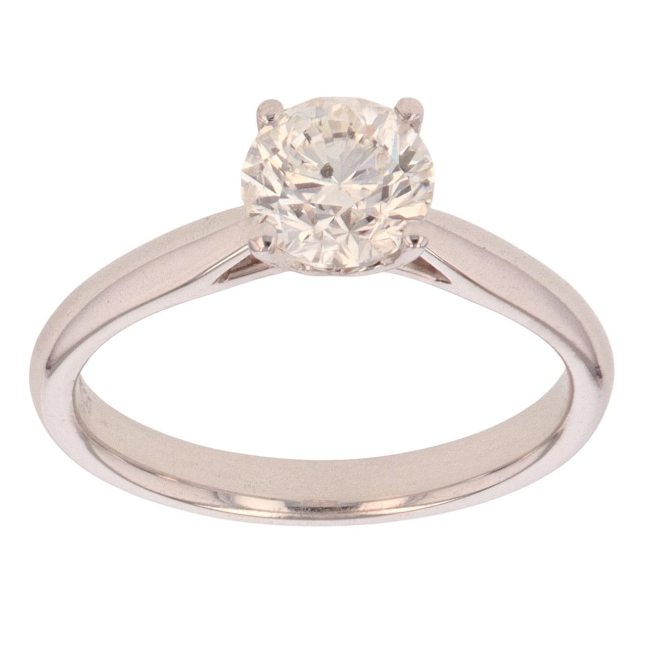 18ct White Gold 1.00ct Diamond Solitaire Ring