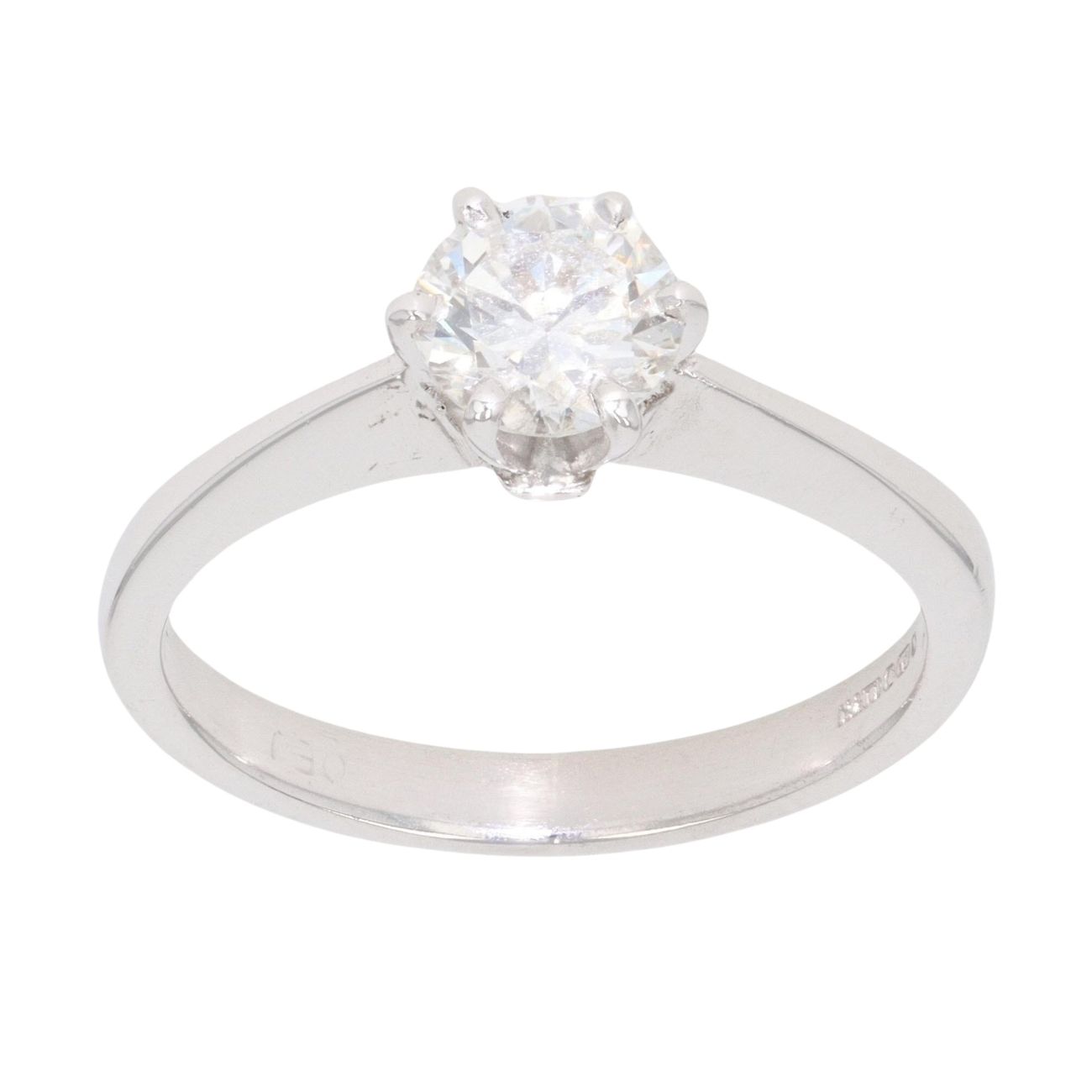 18ct White Gold 0.60ct Diamond Solitaire Ring