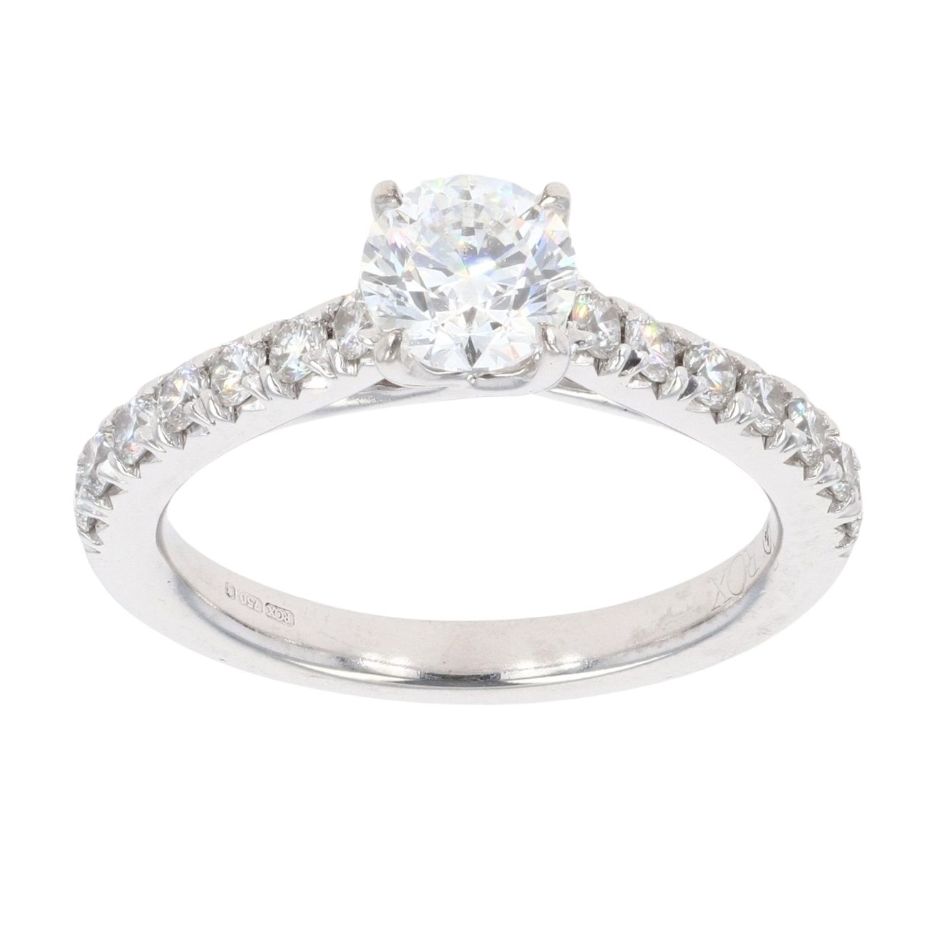 18ct White Gold 1.00ct Diamond Solitaire Ring