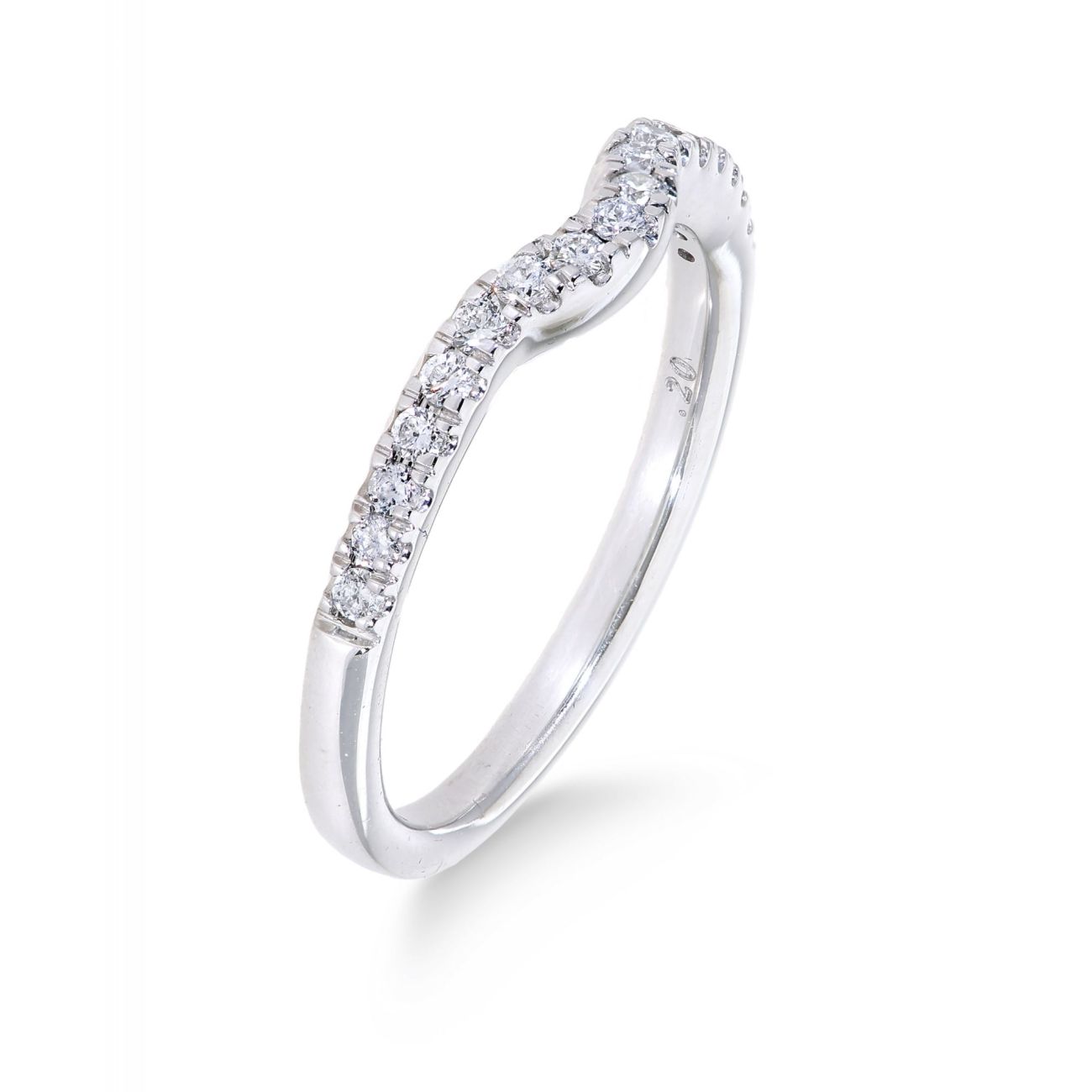 9ct White Gold 0.20ct Eternity Diamond Ring
