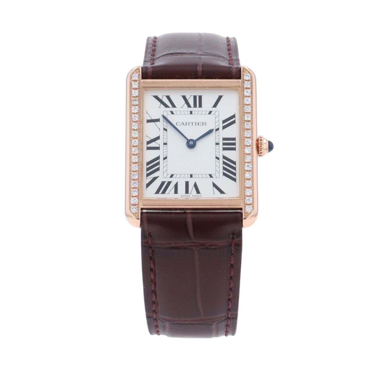 Cartier Custom Tank Solo Pre Owned Watch Ref 3167