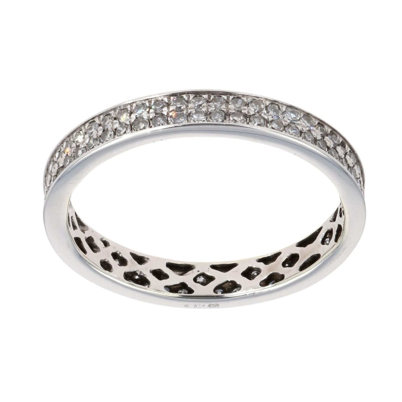 9ct White Gold Fancy 0.50ct Diamond Ring