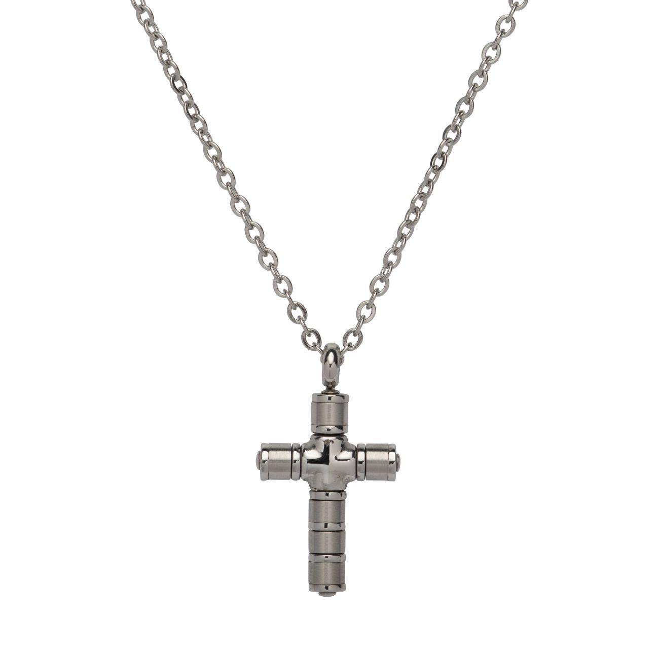 Stainless Steel Cross Pendant And Chain
