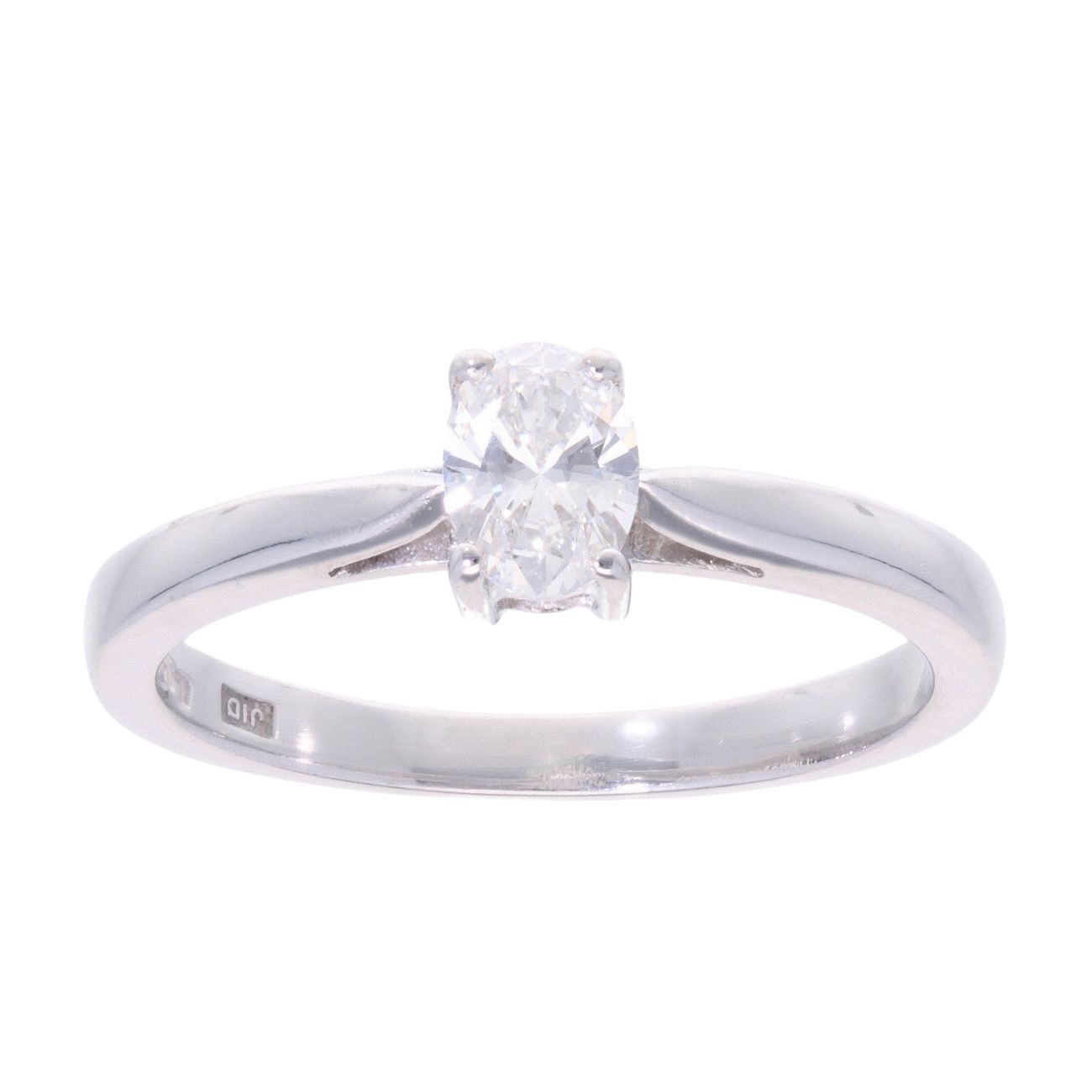 18ct White Gold 0.35ct Diamond Solitaire Ring