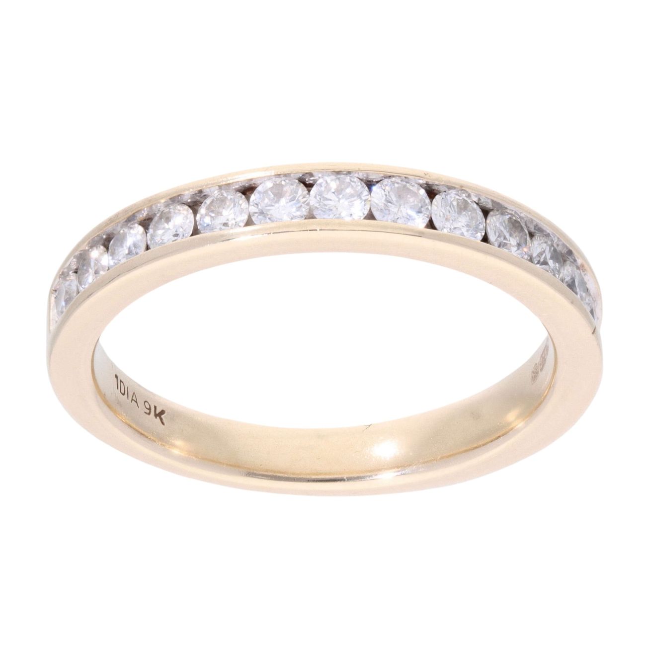 9ct Yellow Gold 0.45ct Diamond Eternity Ring