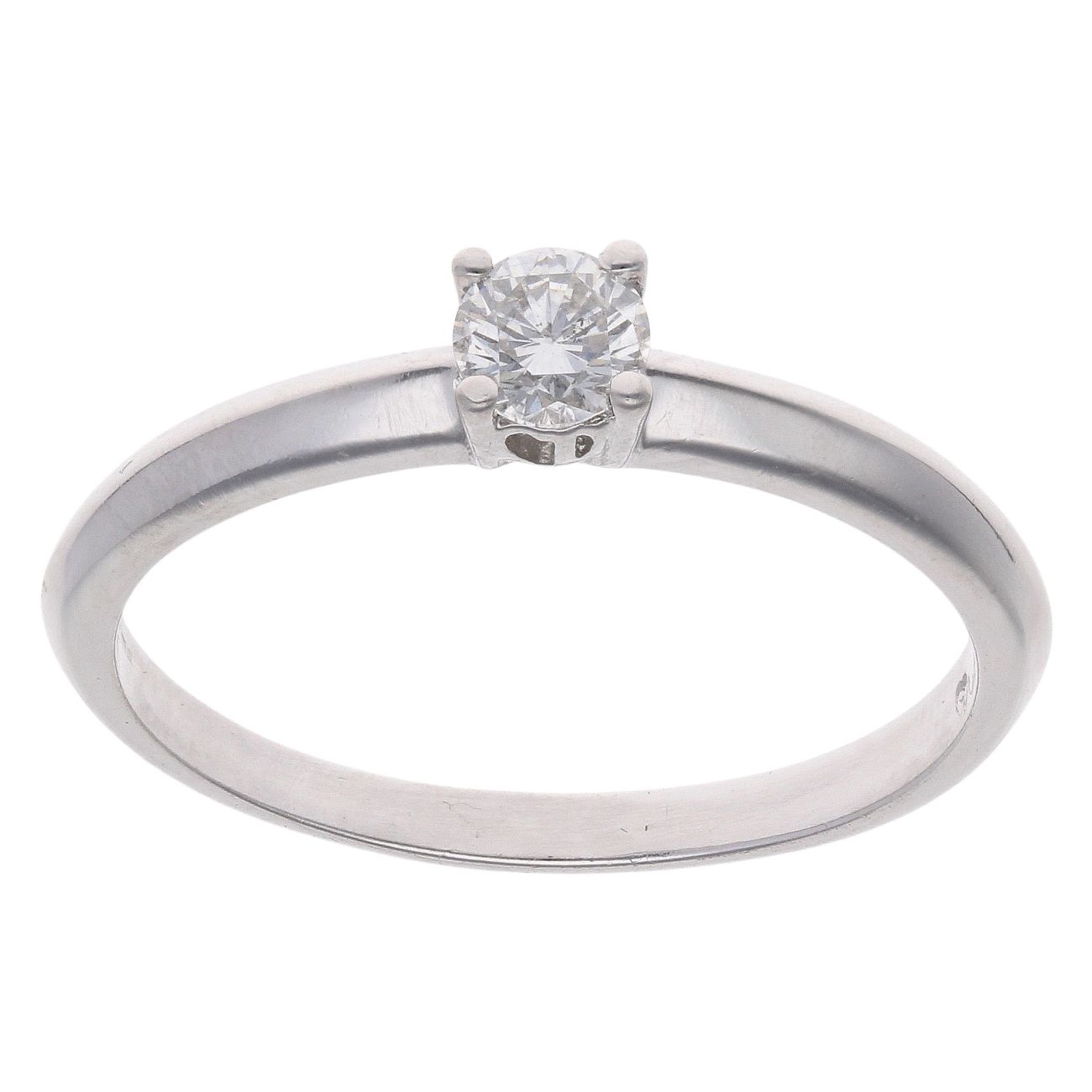 18ct Yellow Gold 0.30ct Brilliant Cut Diamond Solitaire Ring