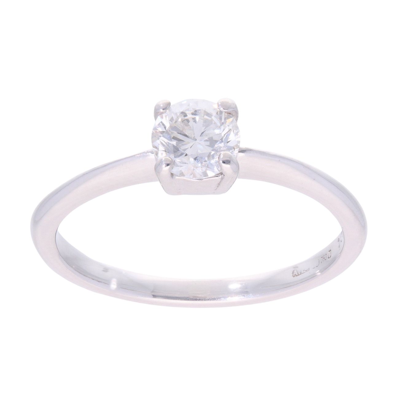 18ct White Gold 0.50ct Diamond Solitaire Ring