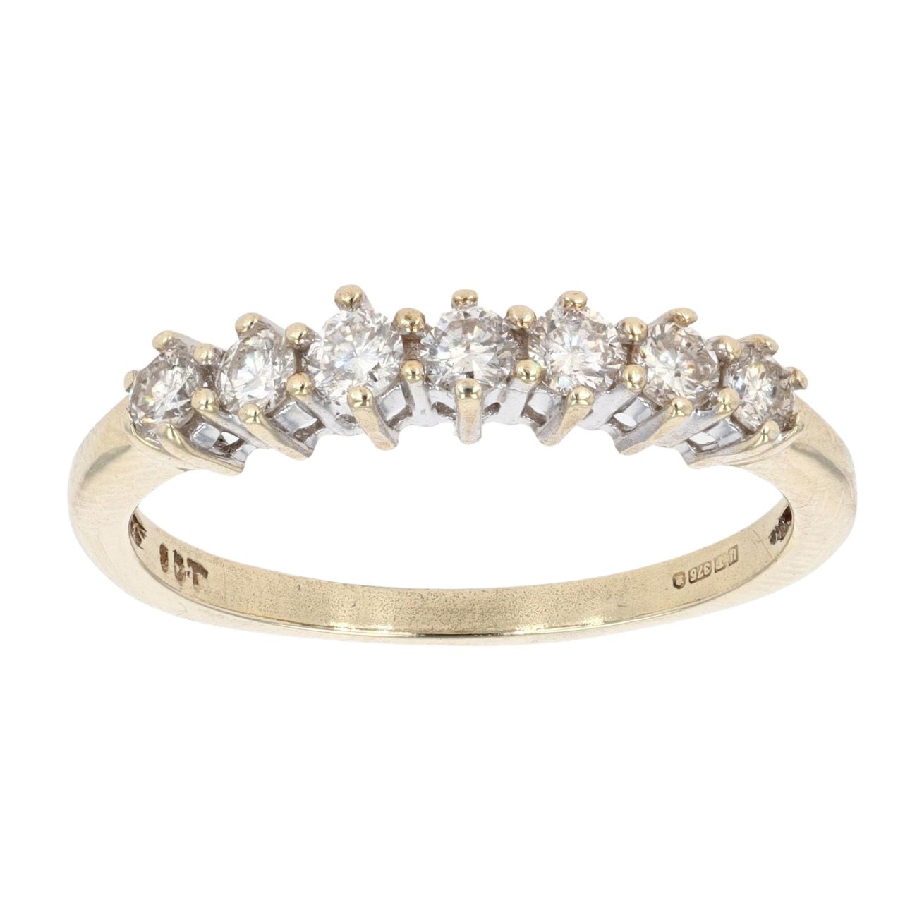 9ct Yellow Gold 0.35ct Diamond Eternity Ring