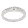 18ct White Gold 0.40ct Princess Cut Diamond Eternity Ring