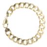 9ct Yellow Gold Curb Bracelet 8.5"