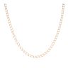 9ct Yellow Gold Square Curb Chain 18"