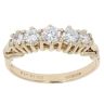 9ct Yellow Gold Cubic Zirconia Five Stone Ring