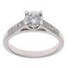 Platinum 0.85ct Brilliant Cut Diamond Solitaire Ring