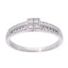 18ct White Gold 0.36ct Diamond Cluster Ring