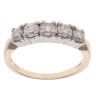 9ct Yellow Gold 1.00ct Brilliant Cut Diamond Five Stone Ring