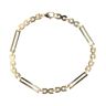 18ct Yellow Gold Fancy Bracelet 7.5"