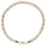14ct Yellow and White Gold Fancy Bracelet 8"