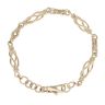 9ct Yellow Gold Fancy Bracelet 8"