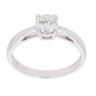 18ct White Gold 0.50ct Brilliant Cut Diamond Solitaire Ring