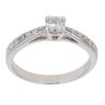 18ct White Gold 0.33ct Brilliant Cut Diamond Solitaire Ring