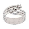 18ct White Gold 0.15ct Diamond Fancy Ring
