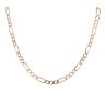9ct Yellow Gold Figaro Chain 22"