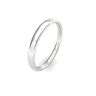 18ct White Gold 2.5mm Slight Court Wedding Band