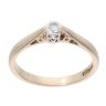 9ct Yellow Gold 0.10ct Diamond Solitaire Ring