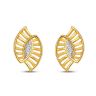 22ct Yellow Gold Marquise Fan Studs