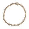 9ct Yellow Gold 2.40ct Brilliant Cut Diamond Bracelet 7"