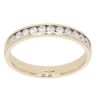 9ct Yellow Gold 0.33ct Brilliant Cut Diamond Half Eternity Ring