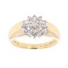 18ct Yellow Gold 0.50ct Brilliant Cut Diamond Cluster Ring