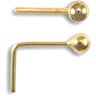 9ct Yellow Gold Nose Stud