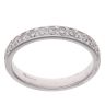 9ct White Gold 0.50ct Brilliant Cut Diamond Half Eternity Ring